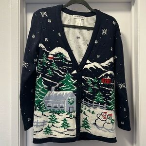 The Perfect Winter Cardigan! Lights up! Great Condition!